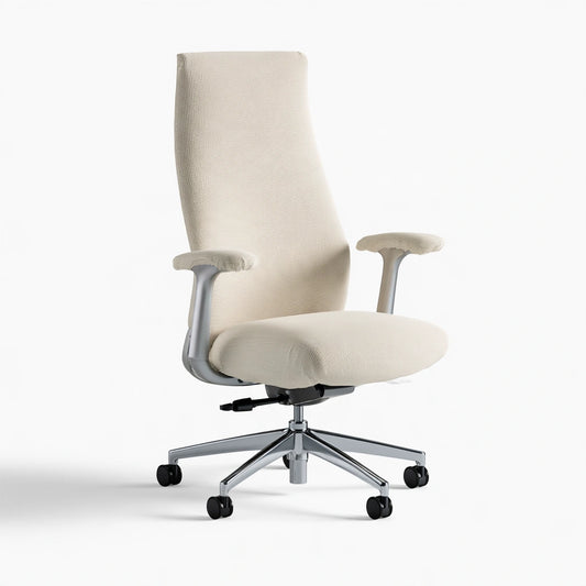 Ergonomiczny fotel biurowy, o nowoczesnej formie, kolor: szary